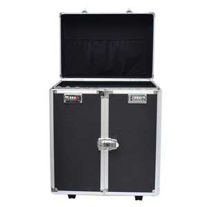 Wadah perhiasan aluminium dengan laci, wadah troli perhiasan dengan roda - Product Image 5