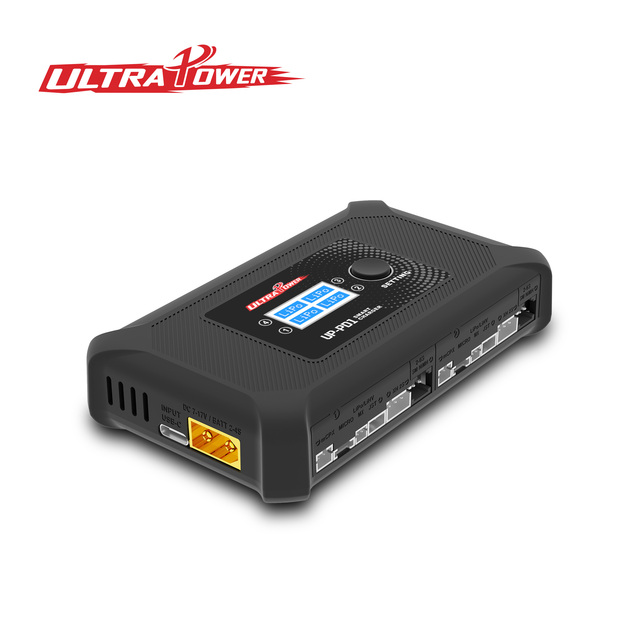 1-2s DC Lipo/LiHV Battery Charger With 6 Channels Ultra Power PD1 Factory Manufacturer with PD Input