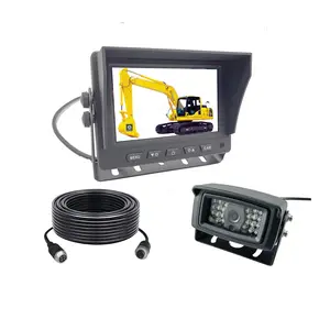 5 inch professional truck dashboard monitor with 4pin aviation connector