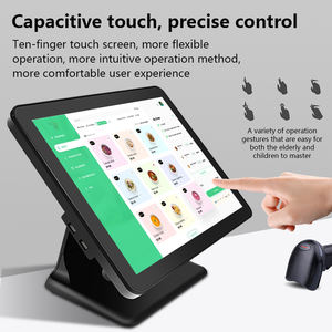 Tout nouveau 15/15.6/17 pouces Win10/11/Linux/Android tout en un système de vente au détail kiosques de paiement caisse enregistreuse Pos Machine - Product Image 3