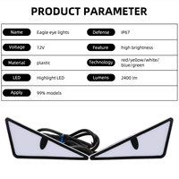 Nuevas Luces LED Universales de 12V para Motocicleta y Automóvil, Luces de Circulación Diurna de Alta Luminosidad, Construcción de Aluminio