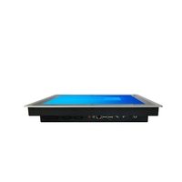 PC de panel industrial sin ventilador J1900 de 15 "con 6X COM, pantalla táctil IP65, HMI de Windows/Linux para control industrial
