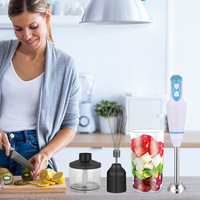 RSC Draadloze RVS Draagbare Handmixer Keuken Staafmixer Mixer Machine Koper Plastic