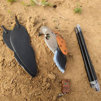 Accessoires de chasse : pigeon électrique, appât de chasse en plein air, pigeon en plastique simulé, oiseau sauvage, décoration de jardin et ornement de parc