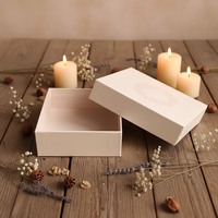 Boîte cadeau rigide rose personnalisée avec impression de logo, boîte d'emballage vide avec couvercle et base pour produits cosmétiques et soins de la peau