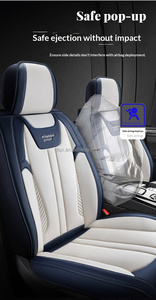 Housses de siège de voiture en cuir Nappa rouge, luxe, respirantes, 360° °   Protection intégrale toutes saisons pour <span class=keywords><strong>Hyundai</strong></span> Elantra Tucson Kona I20 <span class=keywords><strong>I30</strong></span> - Product Image 4