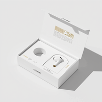 2025 boîtes rigides pour écouteurs Bluetooth personnalisés emballage extérieur pour casque d'écoute sans fil avec boîte suspendue en papier de stratification mate