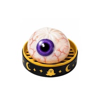 Jouet sensoriel fantôme lumineux pour Halloween, jouet anti-stress en forme de boule à mâcher à rebond lent, jouet à presser en maltose