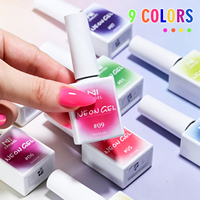 ZRKGEL – Kit de vernis gel néon non toxique sans TPO, marque privée, 9 couleurs estivales vives, végétalien, sans cruauté, qualité salon