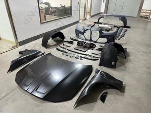 Pare-chocs de voiture PP pour BMW Série 4 G22 <span class=keywords><strong>2020</strong></span>+ Mise à niveau au style M4 avec pare-chocs, ailes, capot - Product Image 3