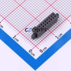 SFM-110-02-L-D Pin Socket SMD,P=1.27mm Connector 1.27mm 1.27mm Square Hole Vertical Mount - Product Image 1