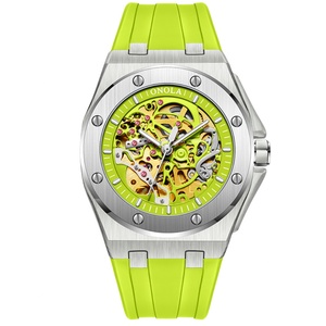 Reloj Automático Onola 3824 de Alta Calidad, Reloj Winner con Esqueleto Mecánico, Resistente al Agua, con Correa de Goma, Reloj de Pulsera Grande para Hombre - Product Image 1