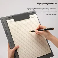 Carpeta Multifuncional A4 de Cuero PU para Oficina, Almacenamiento de Documentos, Contratos, Libro de Firmas, Gerente KC521 China