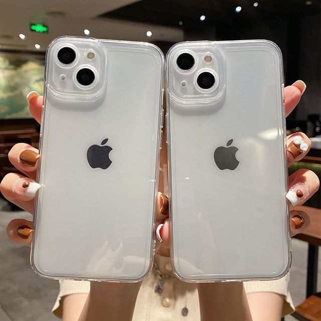 Anti-Scratch Clear Phone Cover Non-Yellowing Mobile Phone Cases for iPhone 16 15 13 12 11 Pro Max Free Sample