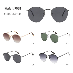 Gafas de Sol Redondas con Montura Completa Unisex Protección UV400 Protección Solar - Product Image 3
