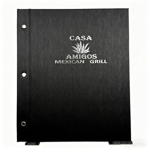 हार्ड सेमी कस्टम fa4 pvc पुस्तक कवर शैली मेनू कवर चमड़े के मेनू बुक बोर्ड डिस्प्ले बार के लिए रेस्तरां नाखून सैलून के लिए - Product Image 3