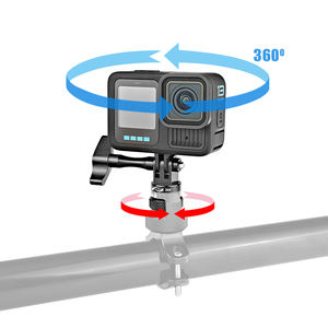 Tornillo Ajustable Fácil Rotación 360 Grados Aleación de aluminio <span class=keywords><strong>Go</strong></span> Pro Action Camera Bike Mount Manillar - Product Image 4