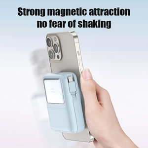 แบตสำรองสำหรับโทรศัพท์แบบพกพาขนาดเล็กระบบแม่เหล็ก WST 15W 10000mAh PD20W ได้อย่างรวดเร็วกำลังเป็นที่นิยมใหม่ - Product Image 5