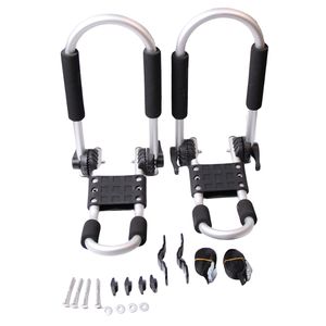 Portaequipajes de aluminio independiente para <span class=keywords><strong>coche</strong></span> con carga extraíble, tabla de <span class=keywords><strong>surf</strong></span> y almacenamiento de kayak, soporte apilador para canoa y kayak a la venta - Product Image 4