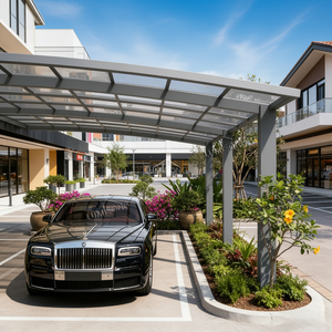 <span class=keywords><strong>Tettoia</strong></span> per <span class=keywords><strong>Auto</strong></span> in Lega di Alluminio Premium, Impermeabile e Durevole, Garanzia 10 Anni, Dimensioni Personalizzabili, Design Moderno ed Elegante per Esterni - Product Image 1