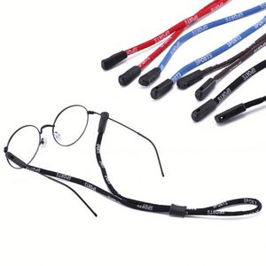 Chaîne de suspension pour lunettes de sport en silicone avec boucle, sangle élastique réglable en nylon pour lunettes - Product Image 2