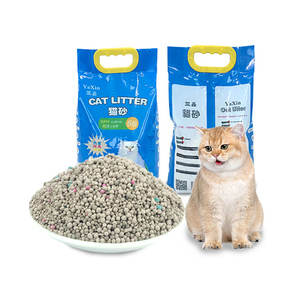Vendita di lettiera per gatti in Bentonite di sodio profumata agglomerante di grado senza polvere per la pulizia degli animali domestici del gatto - Product Image 1