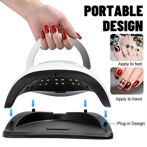 Lámpara de Uñas Profesional UV LED SUN X16 Max de 320W, Portátil para Curado de Esmalte de Gel, Lámpara Secadora con Pantalla Táctil, Luz UV para Secado de Uñas - Product Image 5