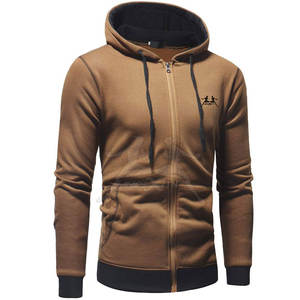 Best Price High Quality <b>Men's</b> Zipper <b>Hoodies</b> Custom Design with Print Pattern 100% Cotton Fabric Size XS for Winter - Product Image 3