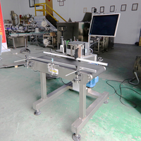 Máquina Etiquetadora Automática YM320P con Impresora para Cajas de Embalaje, Cajas de Espuma y Botellas Cuadradas, con Fecha, Código de Barras y Logotipo