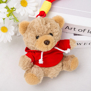 Oso de Peluche Famoso en Internet con Sudadera, Tamaño Pequeño, Material de Poliéster, Colgante para Mochila y Muñeco Lanzable - Product Image 4