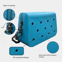 Sac à main tendance en EVA mini bandoulière pour femmes, sport de plein air, voyage, imperméable, léger, sac à bandoulière avec trous perforés
