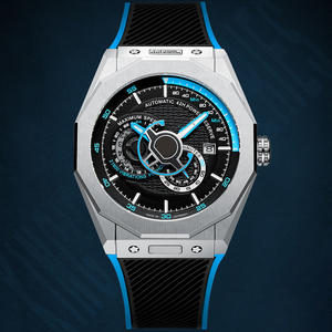 <span class=keywords><strong>Orologio</strong></span> Meccanico Automatico Personalizzato <span class=keywords><strong>di</strong></span> Nuova <span class=keywords><strong>Marca</strong></span> con Cinturino in Pelle, Luminoso e Impermeabile per Uomo nel 2025 - Product Image 2