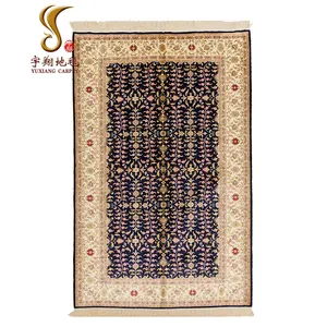 Yuxiang 5ft 손 매듭 터키 카펫 실크 페르시아 깔개