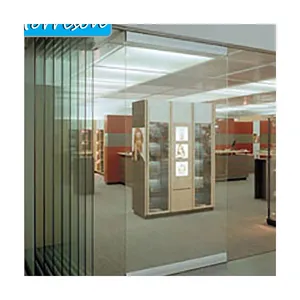 Tabiques de vidrio para oficina, divisores de pared de vidrio usados