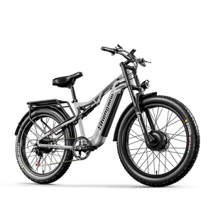 Vélo électrique de route à double moteur 48v 2000w avec pédale assistée et garantie de cinq ans Vélo de montagne électrique à double batterie et gros pneus - Product Image 6
