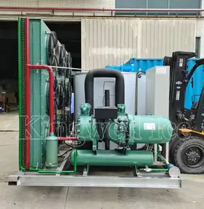 Kingwell Flake soğutma için buz yapım makinesi 15 ton buz yapma ekipmanı