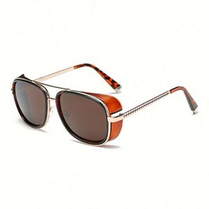 Vente directe d'usine 2019, nouvelles lunettes de soleil tendance pour hommes, lunettes de soleil polarisées rétro vintage de créateur, lunettes de soleil pour hommes - Product Image 3