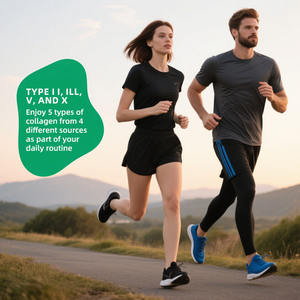 แคปซูลโปรตีนคอลลาเจนหลายชนิดจากโรงงาน ช่วยเสริมสุขภาพทางเดินอาหาร คอลลาเจนชนิด I II III V X  อาหารเสริมคอลลาเจนคุณภาพสูง - Product Image 5
