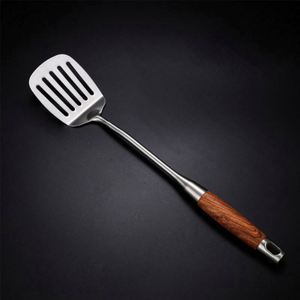 <b>Kitchen</b> 304 Stainless Steel Cooking Utensils Set Spatula and Ladle with Wooden Handle <b>Gadgets</b> Kitchenware - Product Image 6