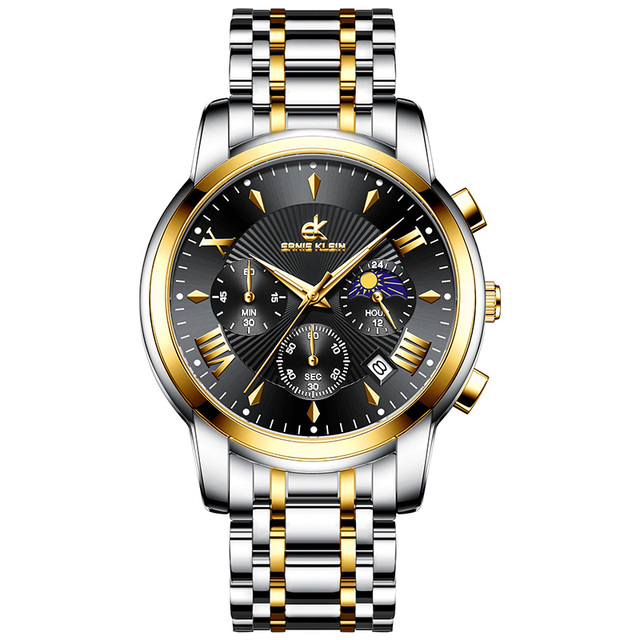 Watch for Men Top Brand Luxury Gold Watches Private Label Chronograph Quartz OEM Sports Water Proof Business Luxury Watches