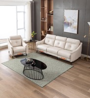 Canapé inclinable élégant au design moderne avec dossier haut et rembourrage confortable