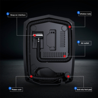 LED Automatic Inflatable Handheld Intelligent Digital Display 12V ABS Car Air Pump Tire Inflator With Powered Compressor Machine