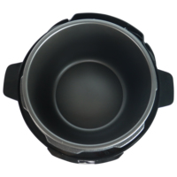 Cuisinière à pression électrique multifonctionnelle numérique commerciale 6L 6-en-1, cuve intérieure en aluminium antiadhésive, écran LED, acier inoxydable