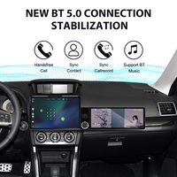 Écran ZWNAV 13,1"+12,3" pour Subaru Crosstrek/WRX/Levorg/Forester 2012-2015 Android 15 Carplay DSP GPS Autoradio Stéréo 4G