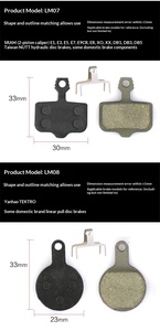 Pastilhas de Freio para Bicicleta de Montanha e Veículos Elétricos, Blocos de Freio de Resina Semi-Metálicos, Atacado de Pastilhas de Freio para Bicicleta de Montanha - Product Image 6