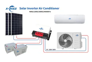 9000BTU risparmio energetico risparmio energetico e risparmio energetico design ibrido DC condizionatore d'aria solare