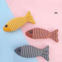 Jouet pour chat - Poisson en peluche pour chat - Jouet d'auto-amusement pour chat - Jouet en peluche pour chat - Jouet à la menthe pour chat