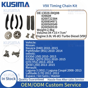 Kit de distribution complet pour moteur diesel V9X 3.0L <span class=keywords><strong>V6</strong></span>, composants de chaîne de distribution pour Renault <span class=keywords><strong>Laguna</strong></span> Latitude Nissan 3.0 <span class=keywords><strong>DCi</strong></span> - Vente en gros usine - Product Image 4