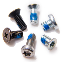 Sekrup Patch Nylon Desain Baru Baja Karbon Kepala Datar Kepala Silang Sekrup Self-tapping Anti Longgar