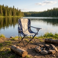 Fauteuil pliant personnalisé léger et écologique pour l'extérieur, idéal pour le voyage, la pêche, le jardin, les pique-niques, le camping et la randonnée - Vente en gros